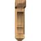 Ekena Millwork Balboa Arts and Crafts Smooth Bracket w/ Offset Brace, Western Red Cedar, 5 1/2"W x 18"D x 22"H BKT0604X18X22BOA03SWR - alternate 4